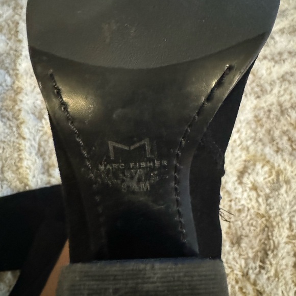 Marc Fisher black Suede over the knee boots - Picture 3 of 5